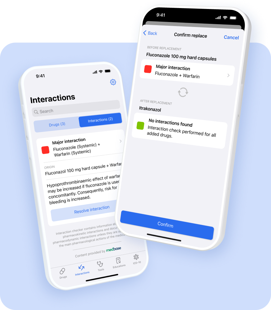 Drug Interaction Checker & Resolver, review drugs and resolve interactions
